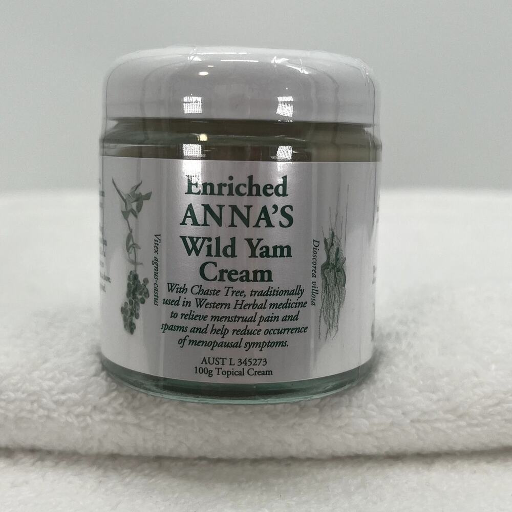 Anna's Wild Yam Cream Enriched Natural Remedy *SEALED*